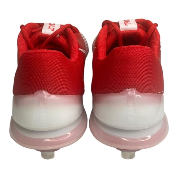 Nike Force Zoom Trout 7 Pro Men Metal Baseball Cleats Red White Sz 11 CQ7224-602 - Picture 4 of 9